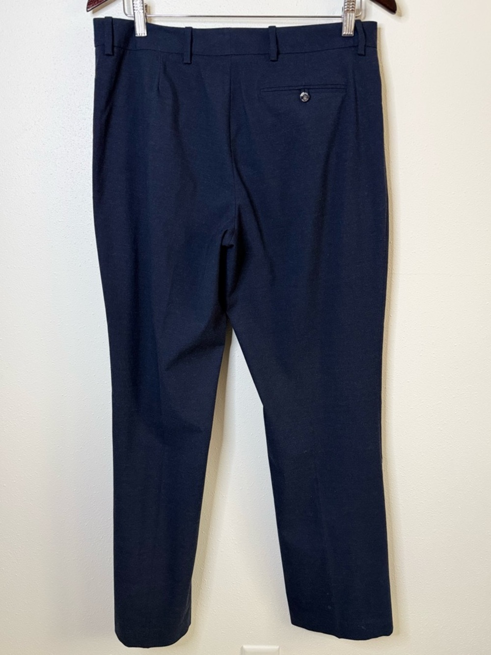 Calvin Klein Navy Heather Suit Set Blazer Pants Size 8 Modern Fit Stretch - Picture 9 of 11